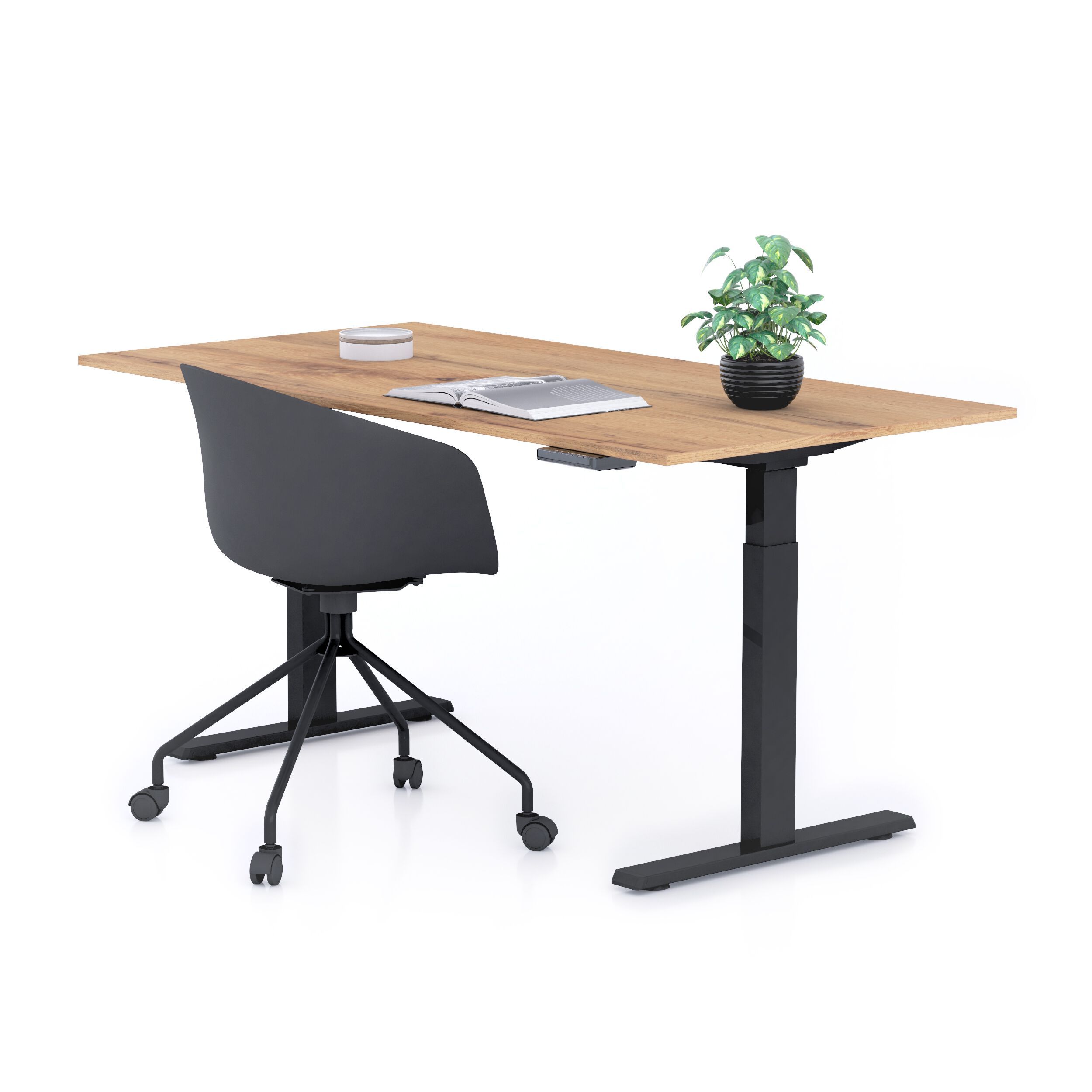 Прямоугольный стол с регулируемой высотой в меламине с электрическим движением Mobili Fiver Clara ARCH-00141252 - Вид №17