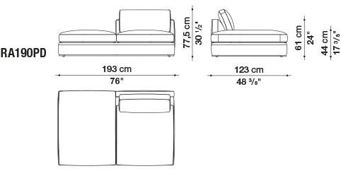 B&B Italia Диван из ткани Richard sun-id-1429934 - Вид №54