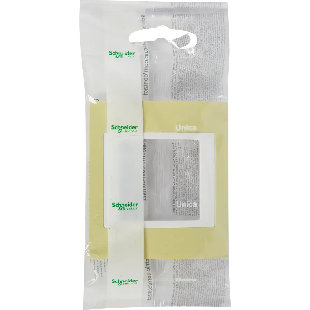 Рамка для розеток и выключателей Systeme Electric Unica 1 пост, цвет зелёное яблоко STLM-2020642 - Вид №4