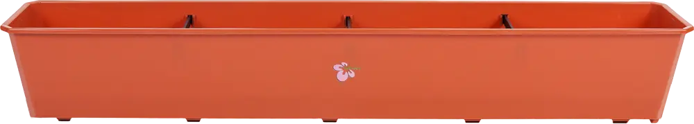 Балконный ящик INGREEN для цветов 100 см терракотовый 12973299