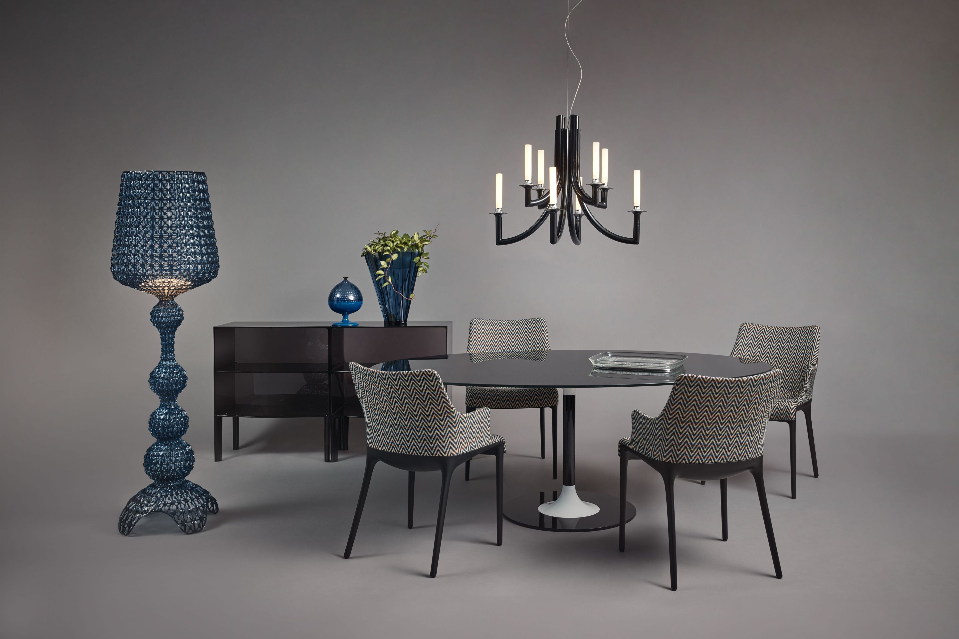 Светодиодный подвесной светильник из инженерного пластика Kartell KHAN ARCH-00016584 - Вид №1