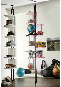 F.lli Orsenigo Модульный стеллаж из металла с креплением от пола к потолку