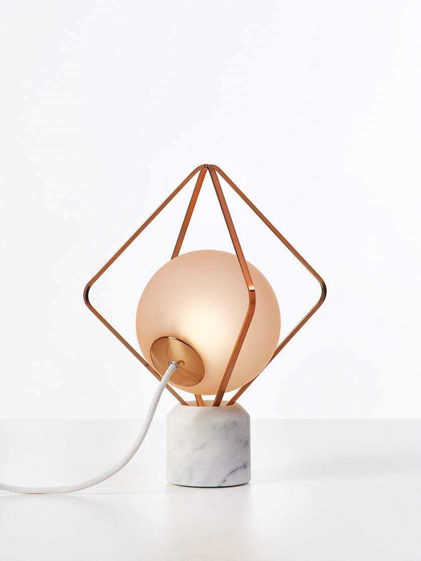 BROKIS Настольная лампа из мрамора и металла Jack o' lantern sun-id-1504552 - Вид №5