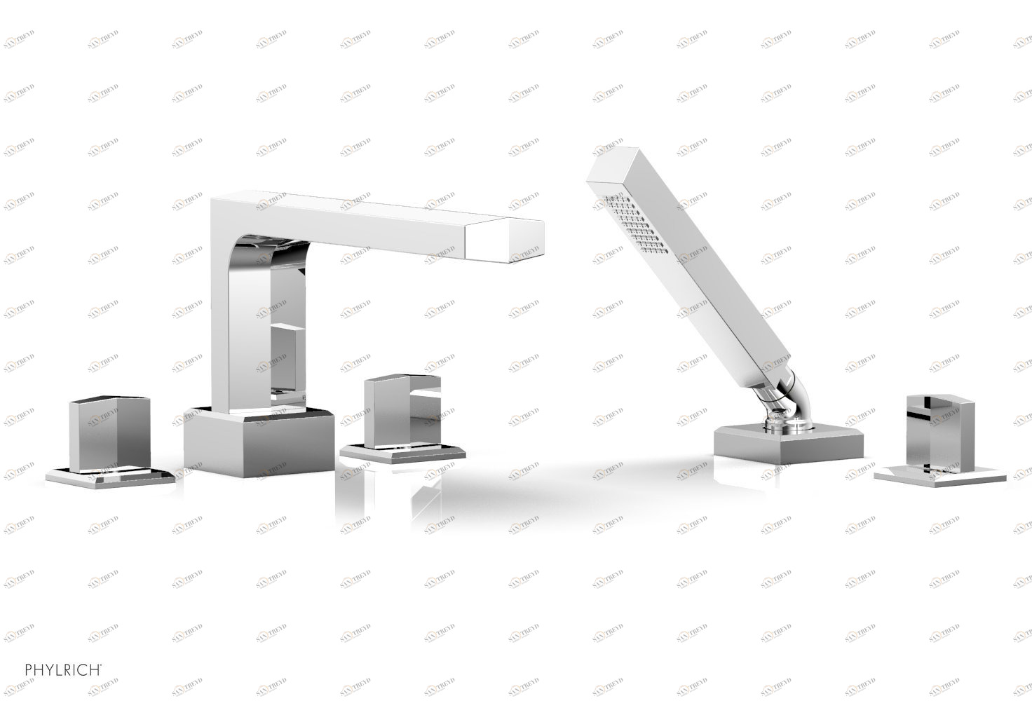 Смеситель для ванны DIAMA Phylrich  184-48-026 Хромированный 