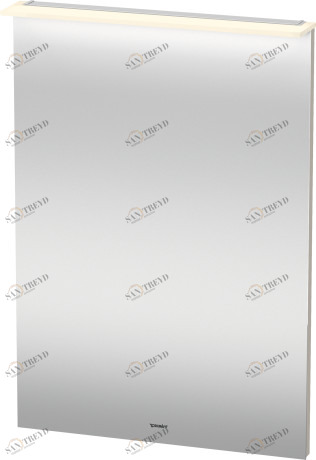 XL749209191 Зеркало с подсветкой X-Large #XL7492 600 x 36/105 мм Серо-коричневый декор Duravit