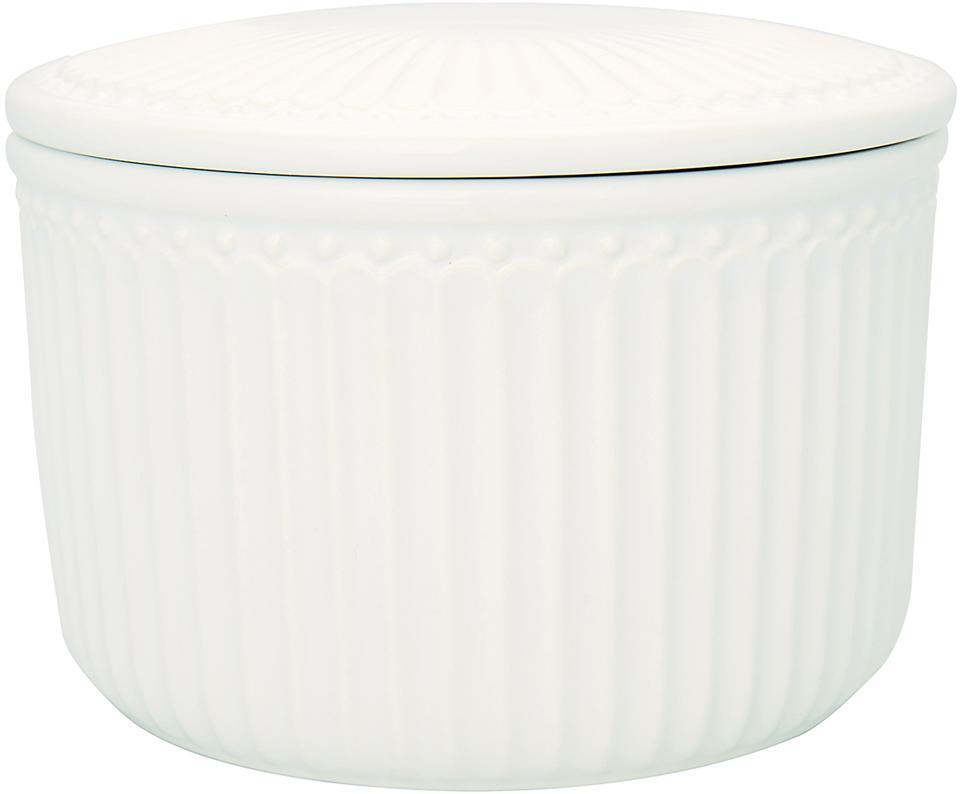 Банка для хранения Alice white 9 см Greengate STWSTJASALI0104
