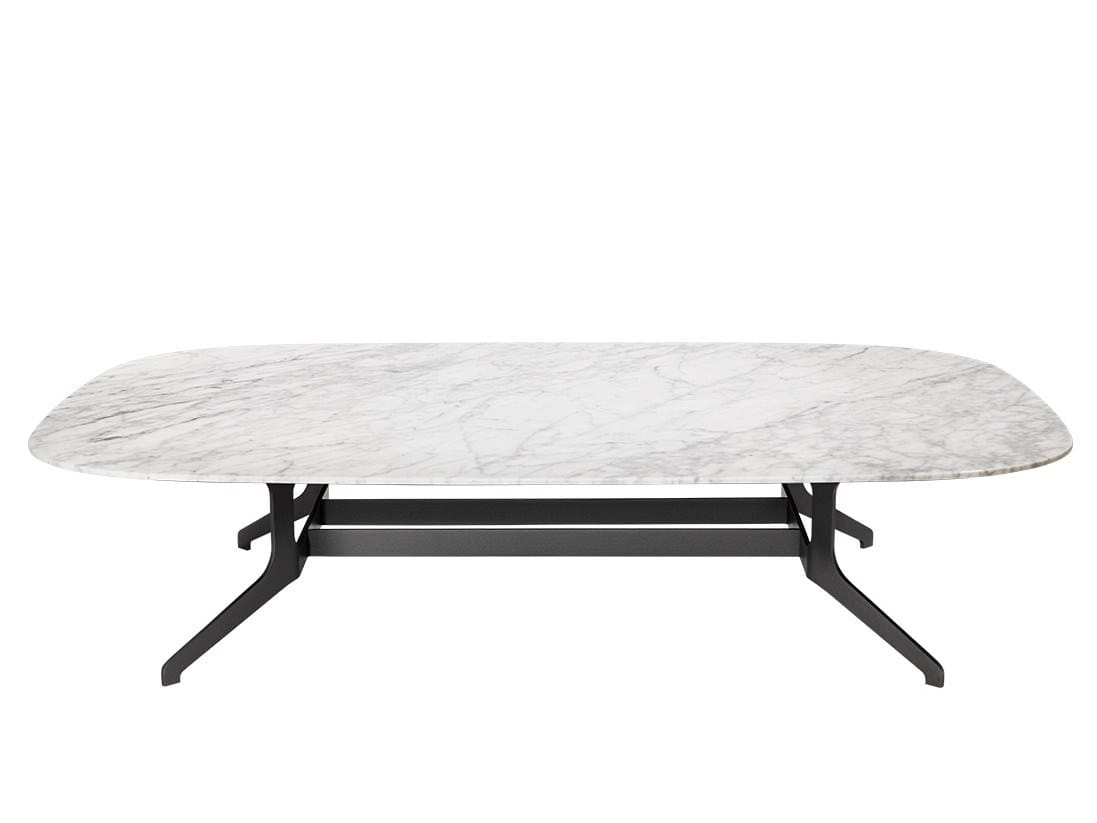 Металлический низкий прямоугольный журнальный столик HC28 maison Grantorino ARCH-00002128