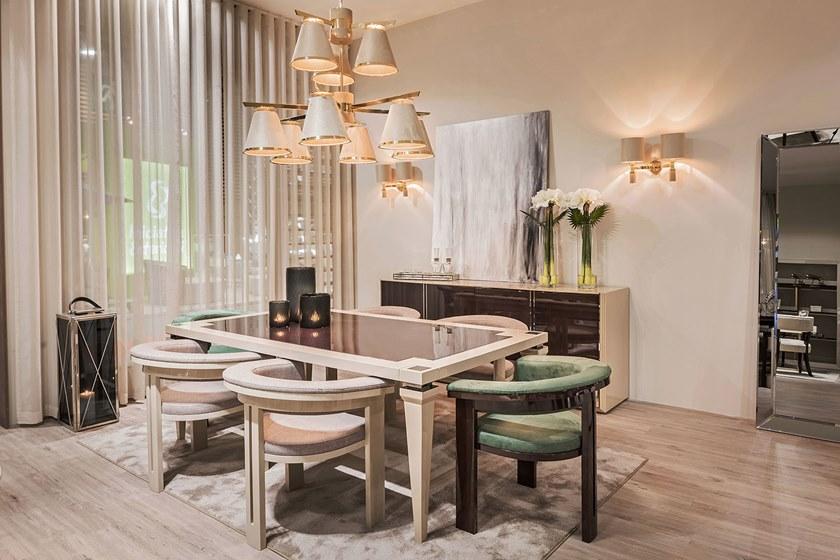 Stylish Club Обеденный стол из лакированного дерева Voilier Scf.v11 - Вид №1