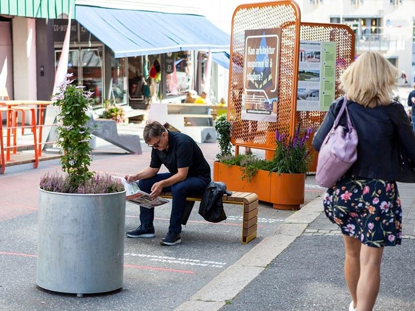 VESTRE Самонесущая вертикальная зеленая решетка из стали с порошковым покрытием Pop sun-id-1508088 - Вид №7