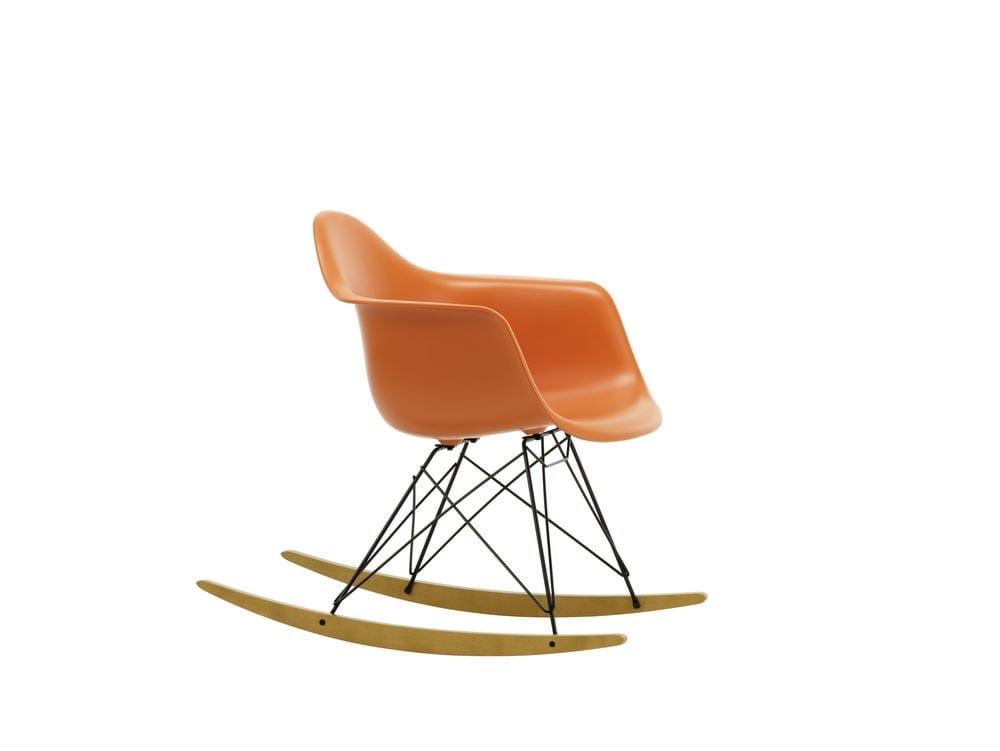 Мягкое тканевое кресло-качалка с подлокотниками VITRA Eames Plastic Chair ARCH-00023828 - Вид №197