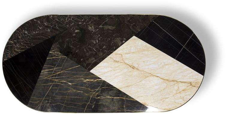 KOKET Овальный мраморный стол sun-id-1465881 - Вид №2