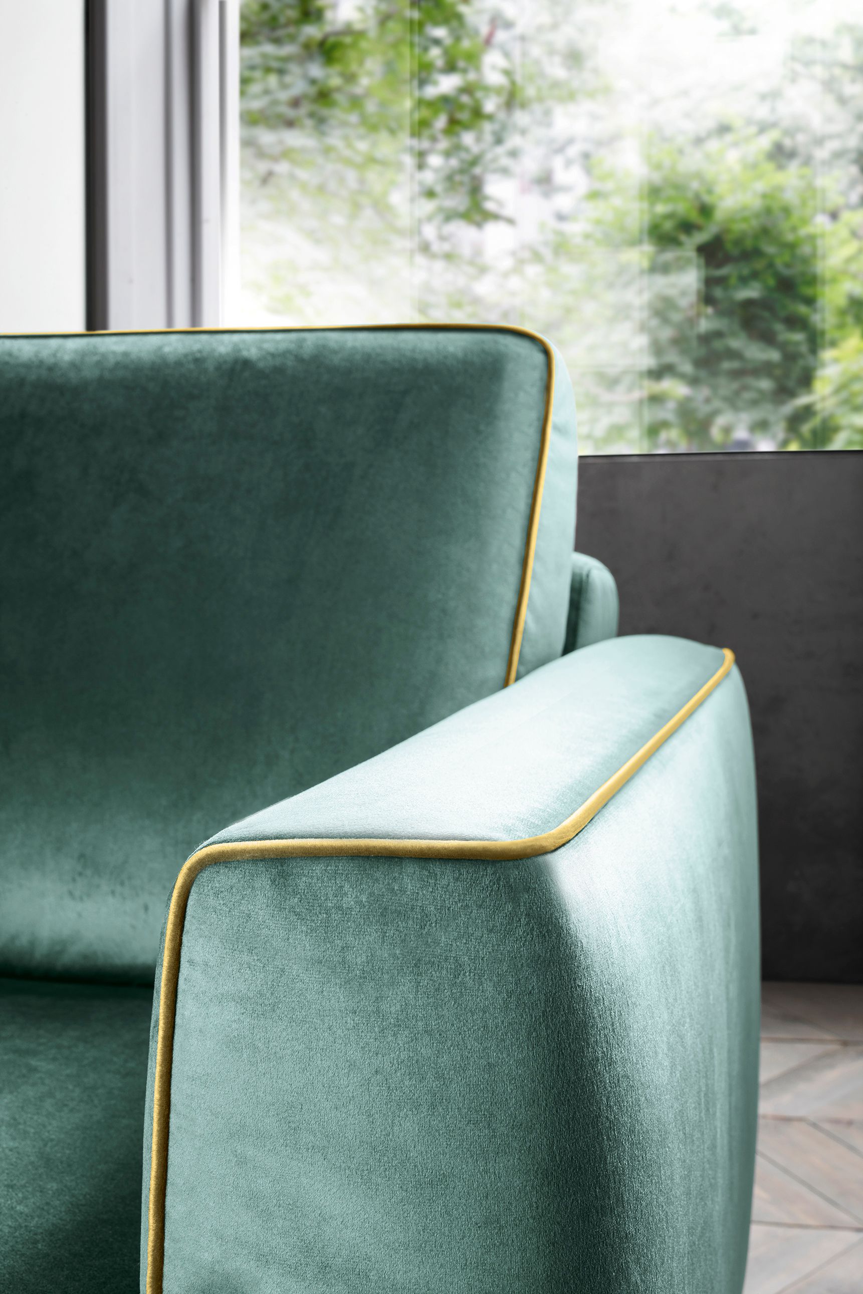 3-местный бархатный диван Felis Softliving ARCH-00105953 - Вид №6