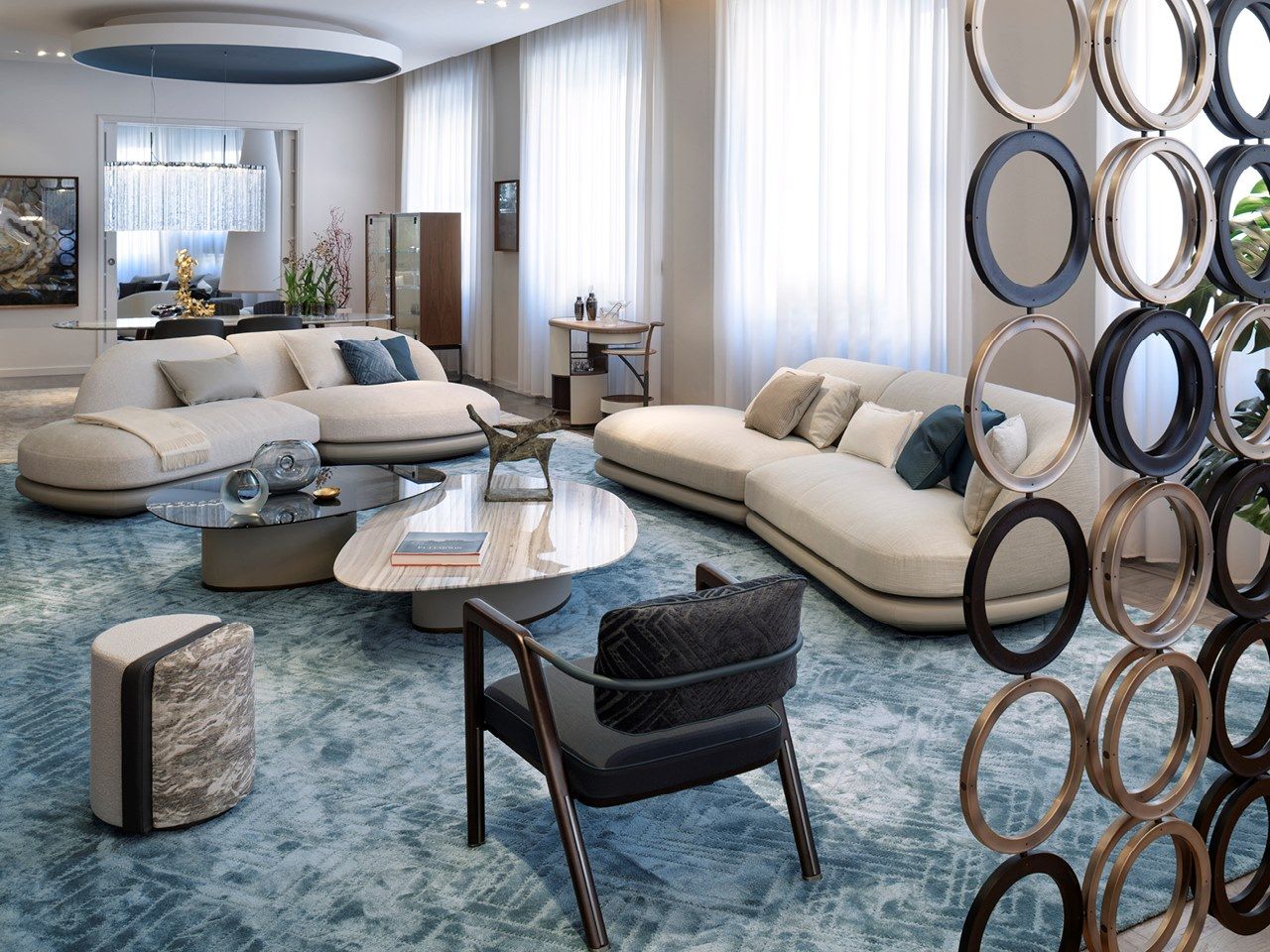 Ткань диван Giorgetti VESPER ARCH-00092127 - Вид №4