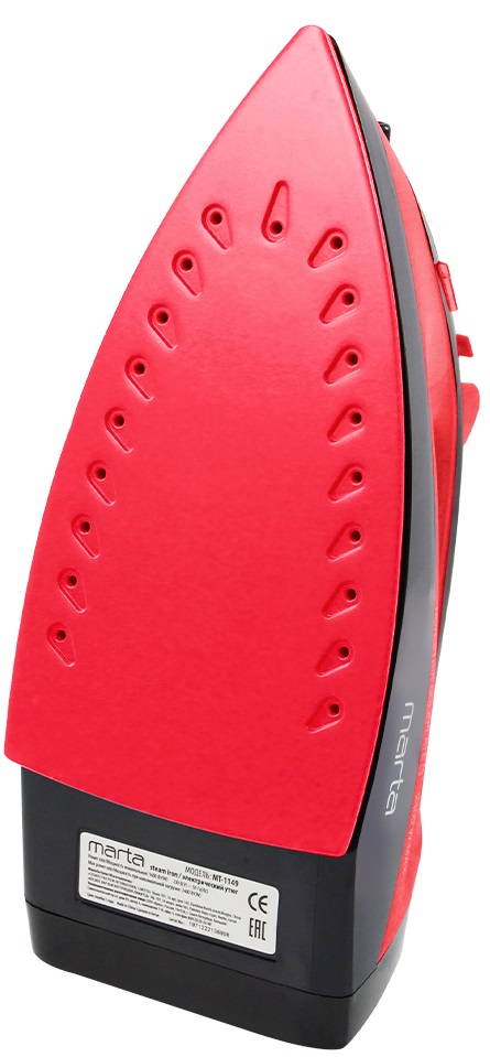 9058694 Утюг MARTA MT-1149 красный STDN-0061140 - Вид №3