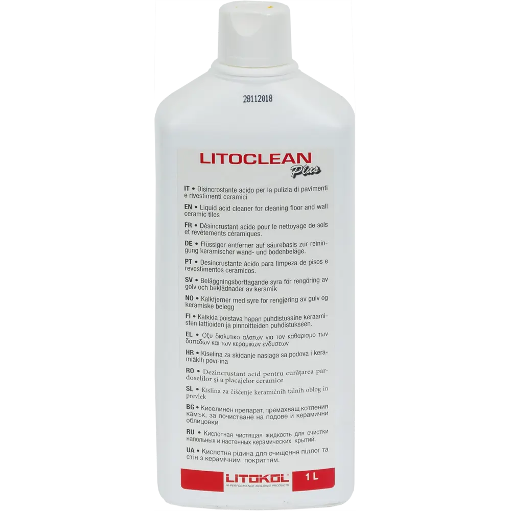 Средство для очистки Litoclean Plus, 1 л Litokol STLM-2038211