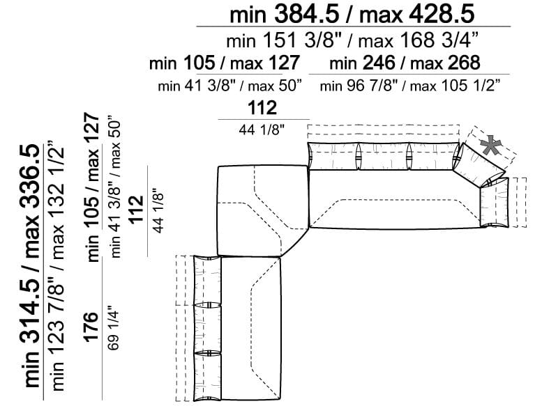 Модульный диван Arketipo Smooth Operator ARCH-00029693 - Вид №17