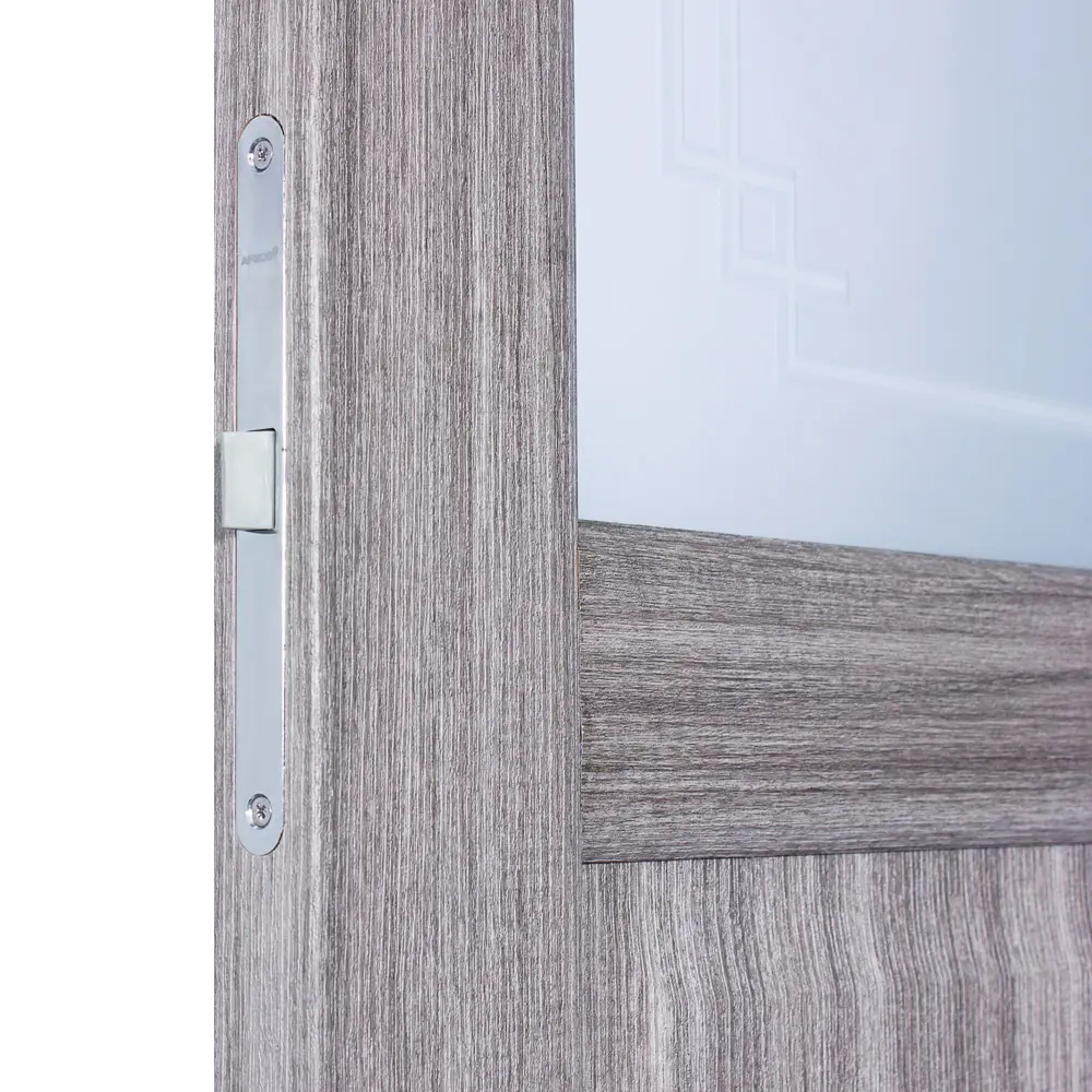 Дверь межкомнатная остеклённая Artens Мария 60x200 см цвет серый дуб 81933693 STLM-2193084  - Вид №1