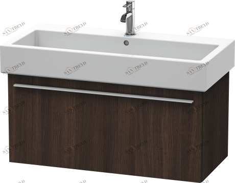 XL604505353 Тумбочка подвесная X-Large #XL6045 750 x 443 мм Каштан темный, декор Duravit