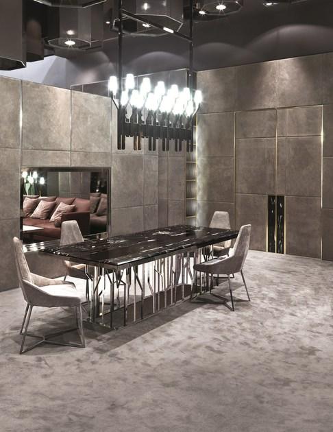 Longhi Прямоугольный мраморный стол Loveluxe T 120 - Вид №4