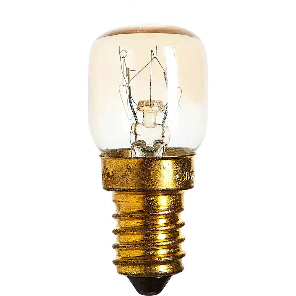 Лампа накаливания для духовки Osram трубчатая E14 15 Вт свет тёплый белый 16656320 STLM-2074233  - Вид №1