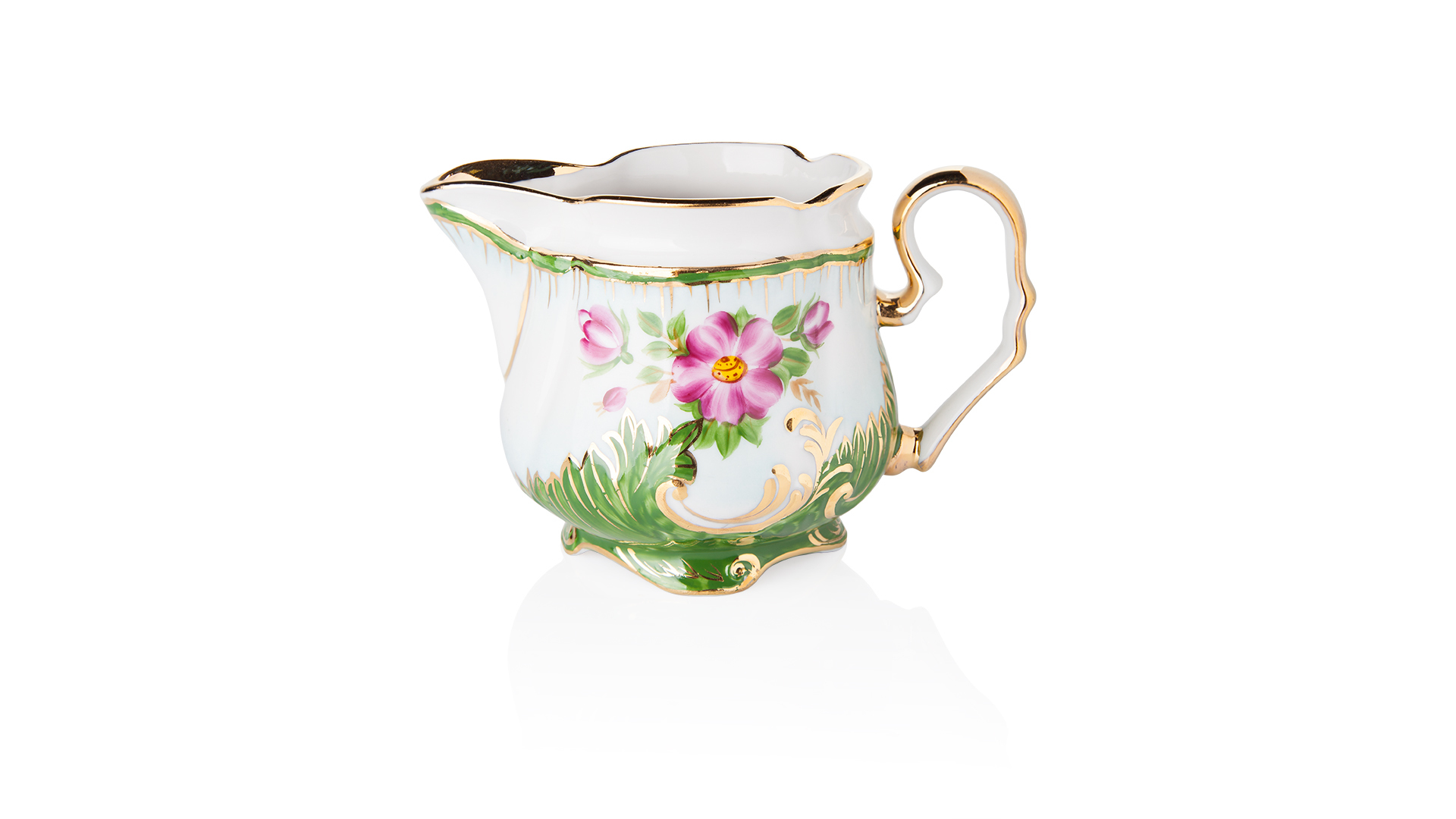 10621573 Промыслы Вербилок Сервиз чайный 6/15 "Кузнецовский" "Нежность" Фарфор  - Вид №3