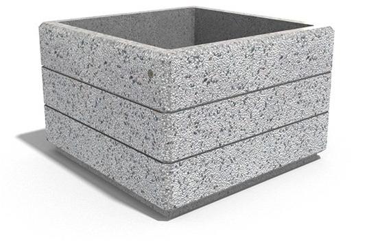 ENCHO ENCHEV - ETE Квадратная кашпо для общественных мест  224  - Вид №2