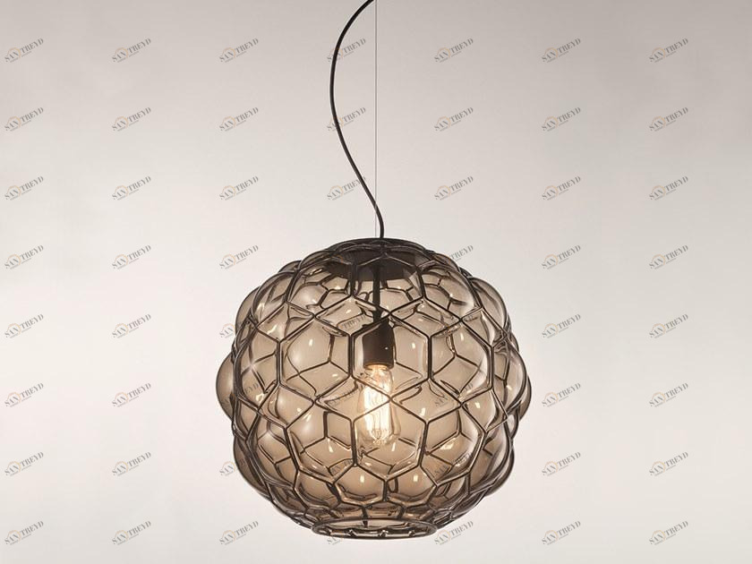 Siru Светодиодная подвесная лампа из дутого стекла  Ms449-035 