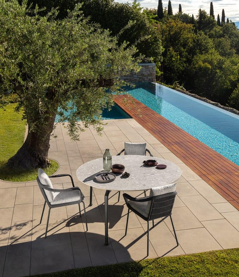 Talenti Садовый стол из керамогранита Cruise alu Crualutpt150 - Вид №1