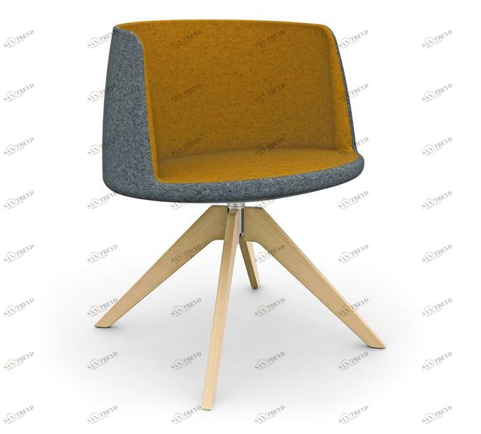 AP Factor Стул на козелке из ткани с подлокотниками sun-id-1440050