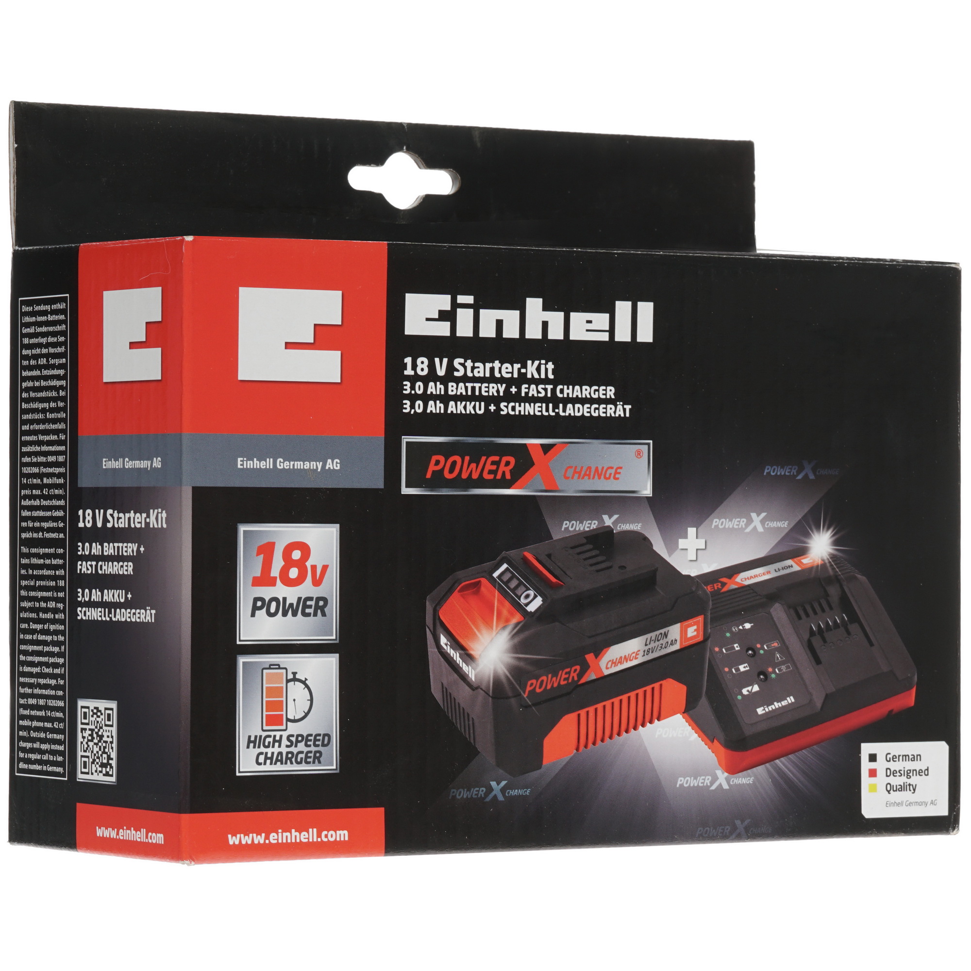 Аккумулятор и зарядное устройство Einhell 4512041 Power X Change 18V 8119300 STDN-0034675 - Вид №8