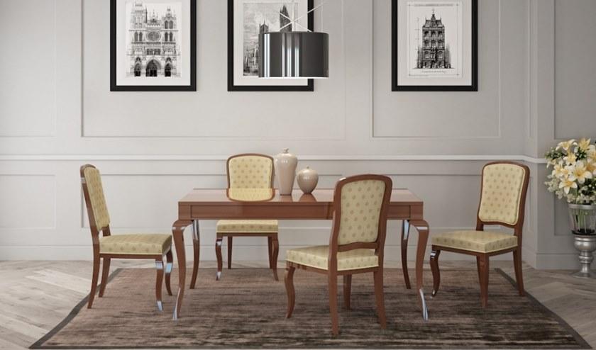 SELVA Стул из бука с обивкой  1614  - Вид №10