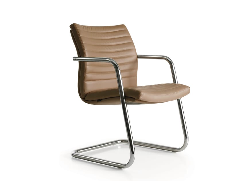 Мягкий консольный стул с подлокотниками Quinti Sedute ARCH-00065845