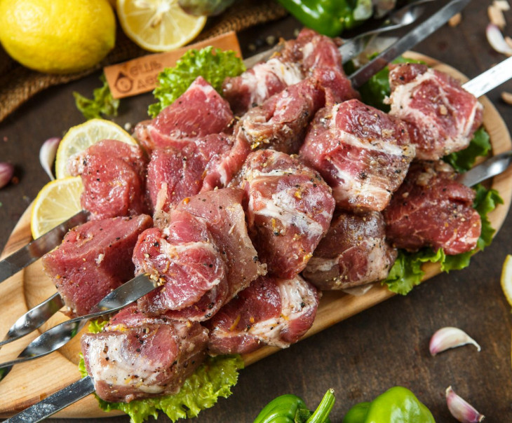 6267 Шашлык из свиной шейки в лимонном маринаде Вкусляндия  - Вид №1