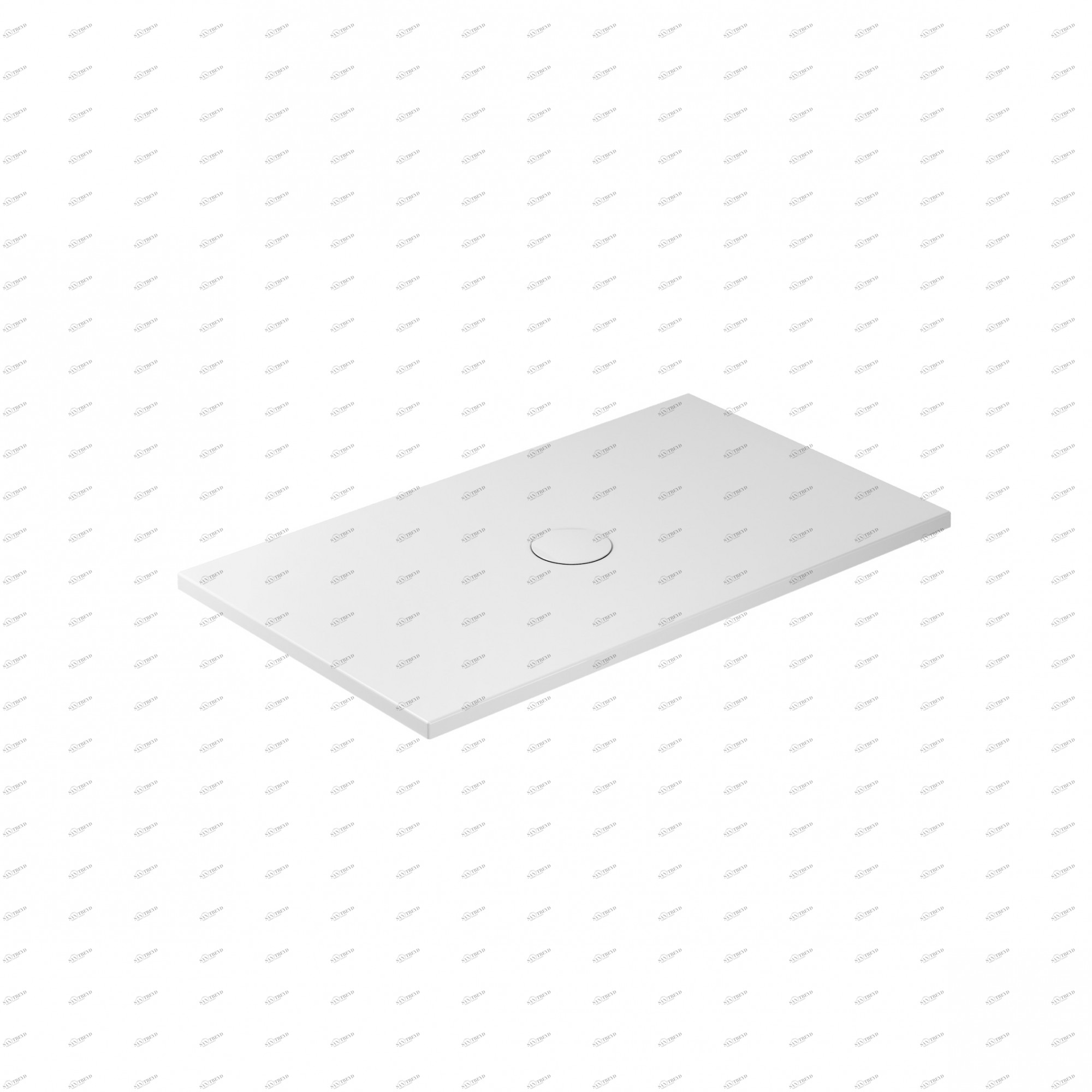 Поддон керамический 120x70 Белый 1042 GALASSIA Shower Trays