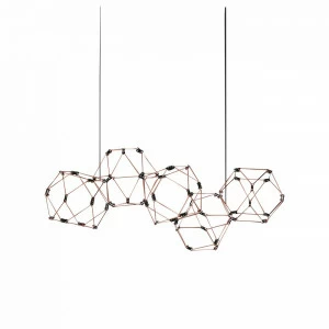 Светильник подвесной 120х75 см медный Lucciola MD18001068-5A DELIGHT COLLECTION ДИЗАЙНЕРСКИЕ 00-3883131 Медь