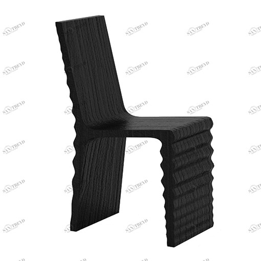 Стул деревянный черный 85х57 см Wave ODINGENIY ДИЗАЙНЕРСКИЕ 178397 Черный 