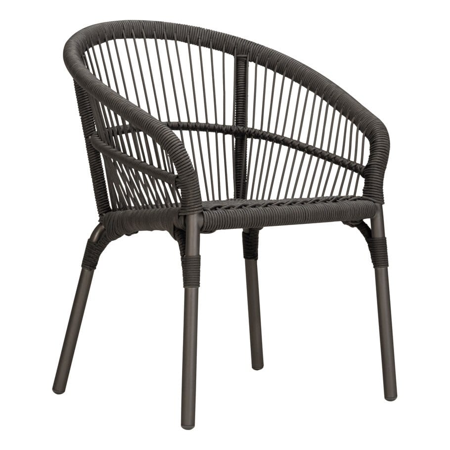 Полипропиленовый садовый стул с подлокотниками JANUS et Cie ARCH-00035445 - Вид №8