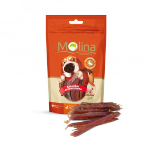 ПР0058718 Лакомство для собак для мелких пород Утиный хворост 50г Molina
