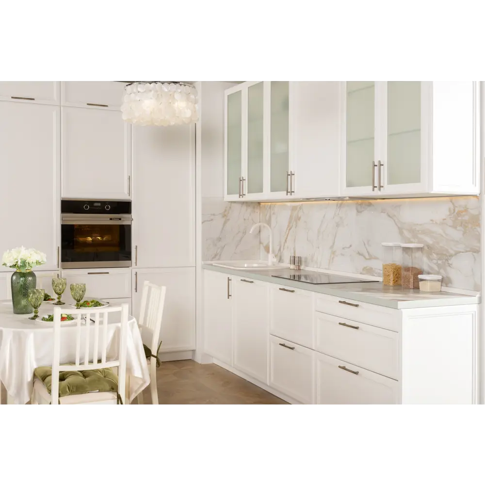 Фасад для кухонного шкафа Реш 44.7x102.1 см Delinia ID МДФ цвет белый 82011436 STLM-2194608 - Вид №7