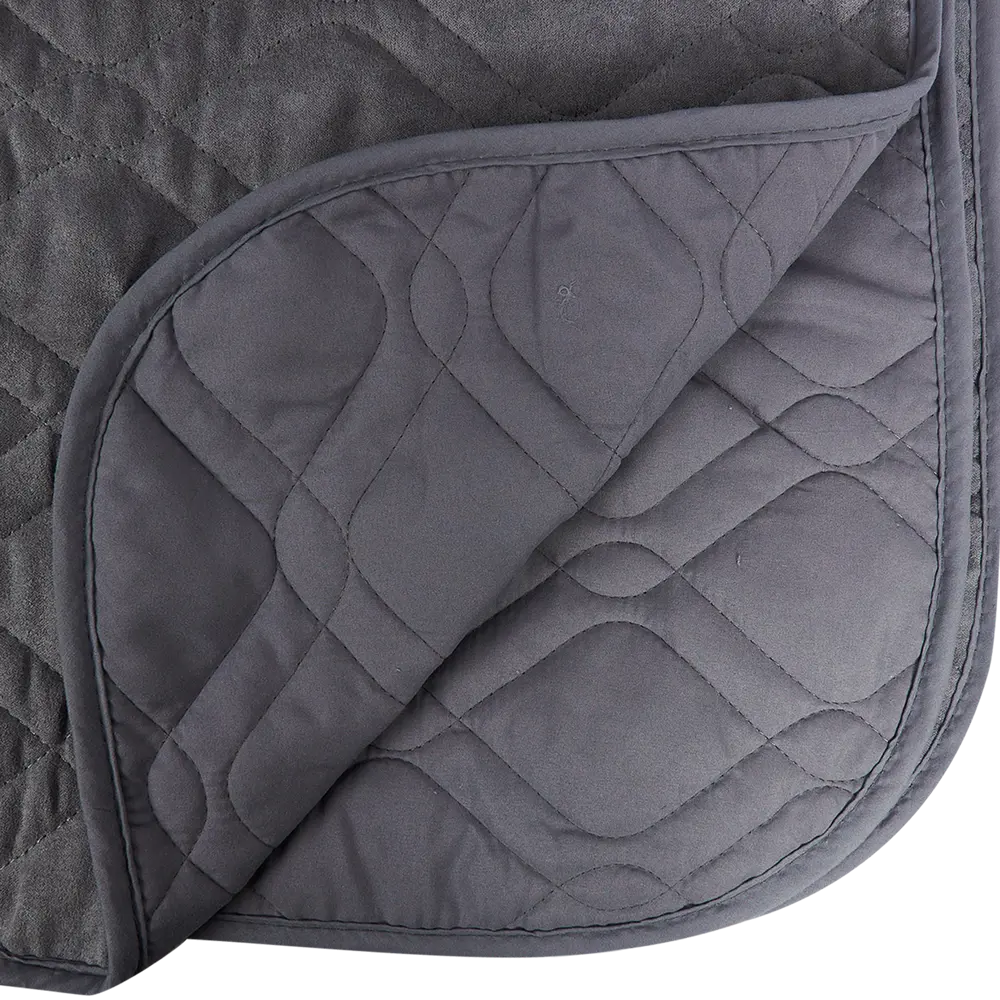 Покрывало 220x240 см, замша, цвет сиреневый Бельвита STLM-2073274 - Вид №2