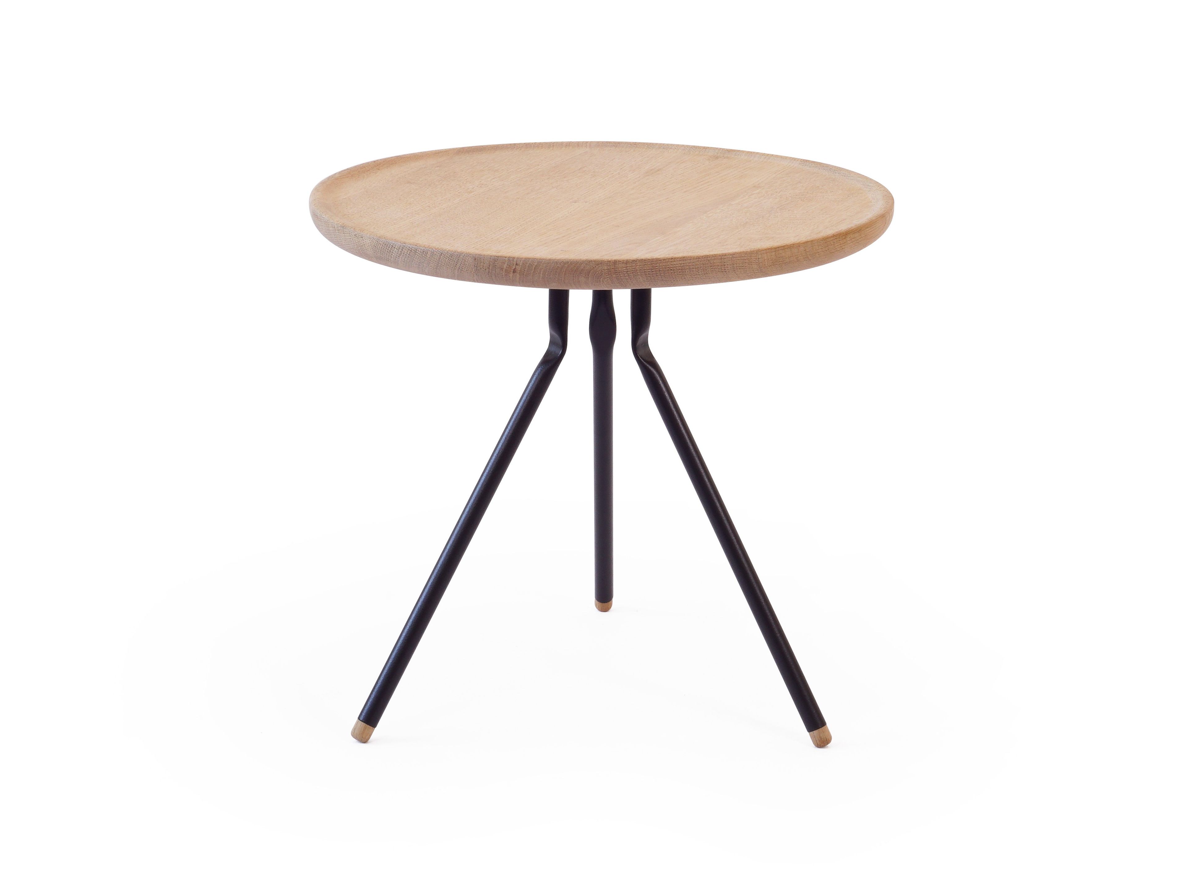 Низкий круглый журнальный столик из дуба Askia ARCH-00088023