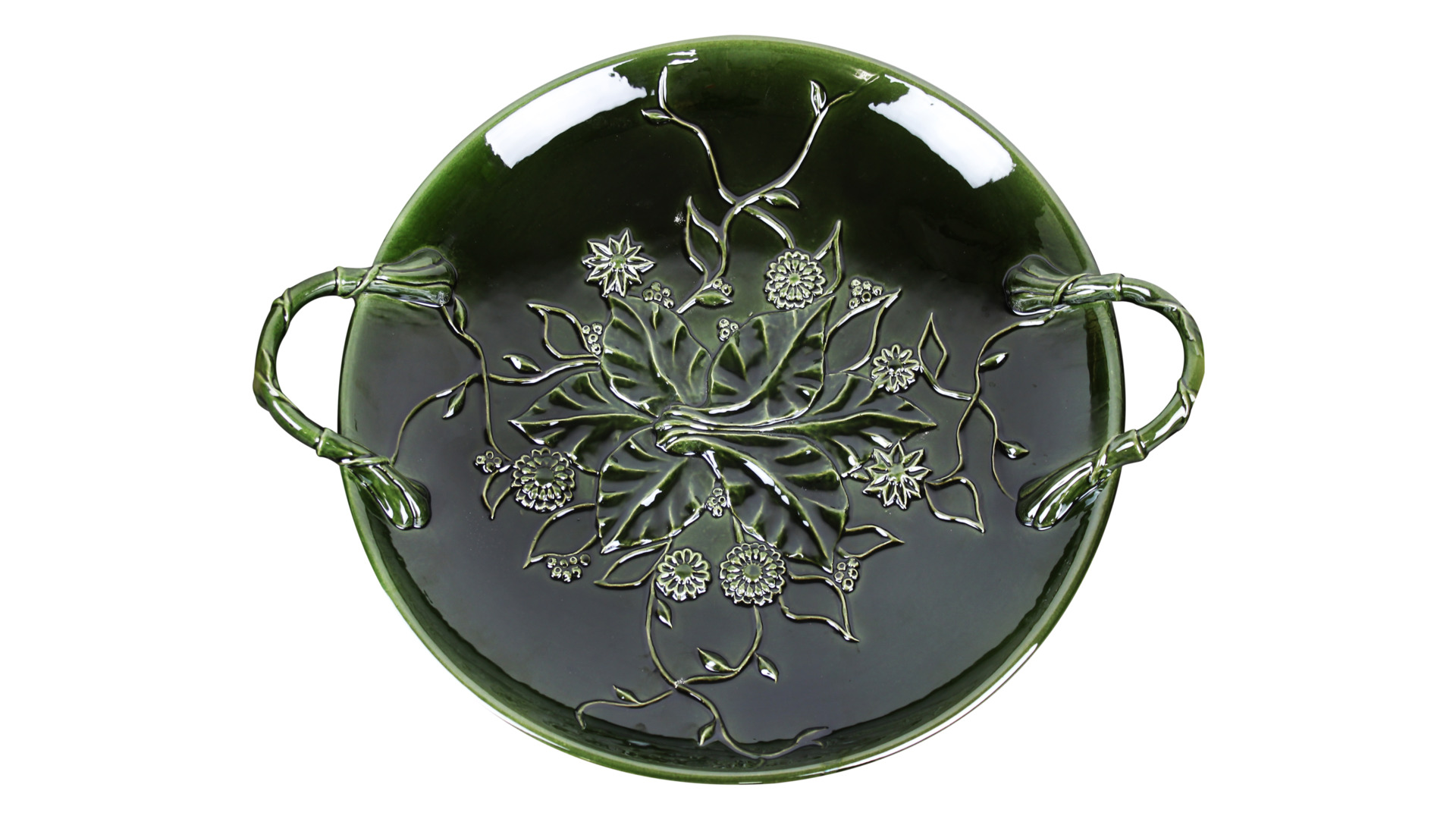 10646078 Романов Фаянс Блюдо для фруктов "Летний луг" Керамика  - Вид №2