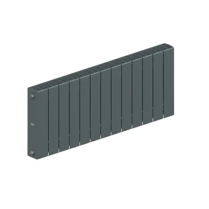 Радиатор Rifar Supremo 350 13 секций 425х1040 мм боковое подключение биметалл серый