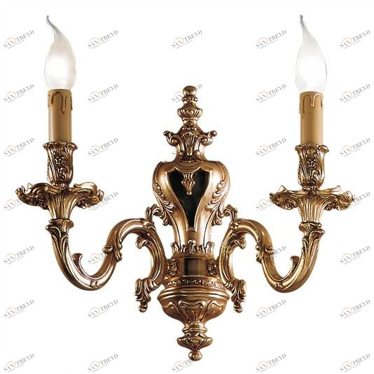 Possoni Illuminazione Французский золотой настенный светильник Ashford 090/a2 