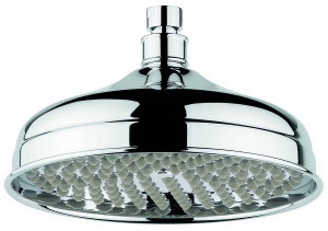 C00655NC Круглая головка для верхнего душа C00655 диаметр 200. Латунь, цвет черный-хром
