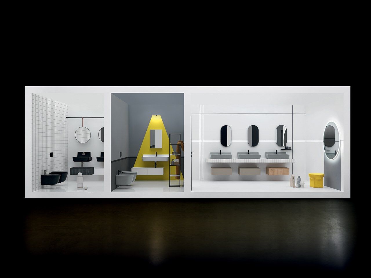 Керамическая прямоугольная раковина Axa корни ARCH-00054248 - Вид №9