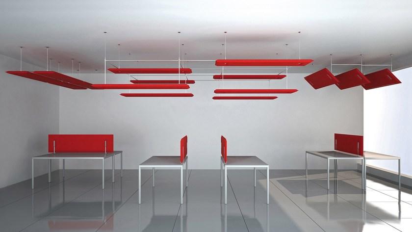 Caimi Brevetti Перегородка стола из звукопоглощающей ткани Snowsound technology sun-id-1434027 - Вид №13