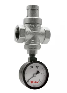 HLV-108088.№.01 Редуктор давления HLV поршневой с манометром 108088