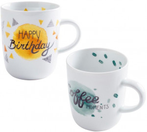 57G254A50669C 2 шт. подарок набор счастливых чашка счастливого дня рождения / кофе моментов Kahla-porzellan
