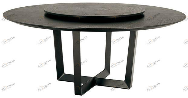 Poltrona Frau Круглый стол с ленивой сьюзан La collezione - tavoli e sedie sun-id-1447539